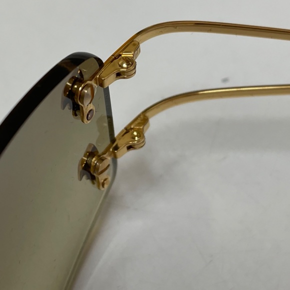 new Versace Gold metal sunglasses main image 3